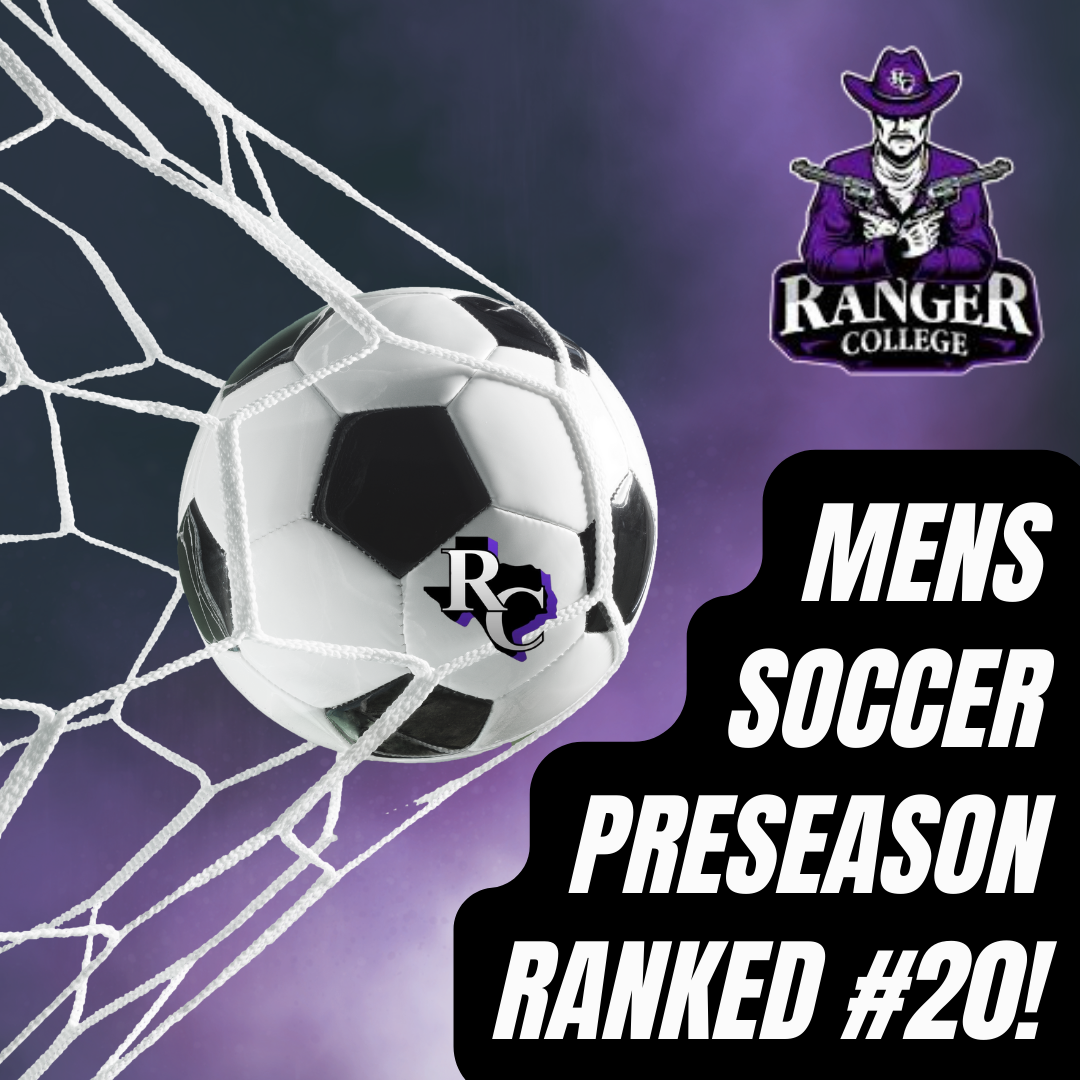 Ranger College Men's Soccer Ranked #20 in NJCAA Preseason Poll
