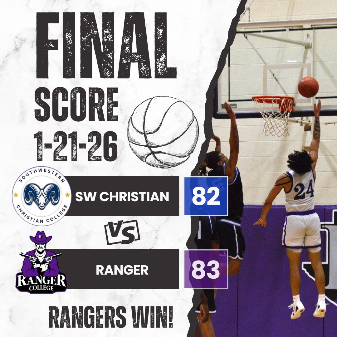 Rangers Hold Off Southwestern Christian in One-Point Conference Thriller