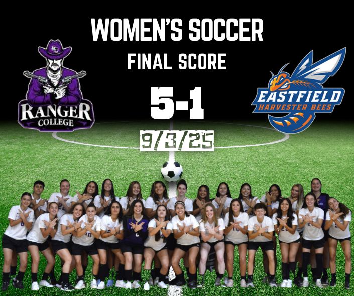 Ranger College Women&rsquo;s Soccer Rolls Past Dallas College Eastfield, 5&ndash;1