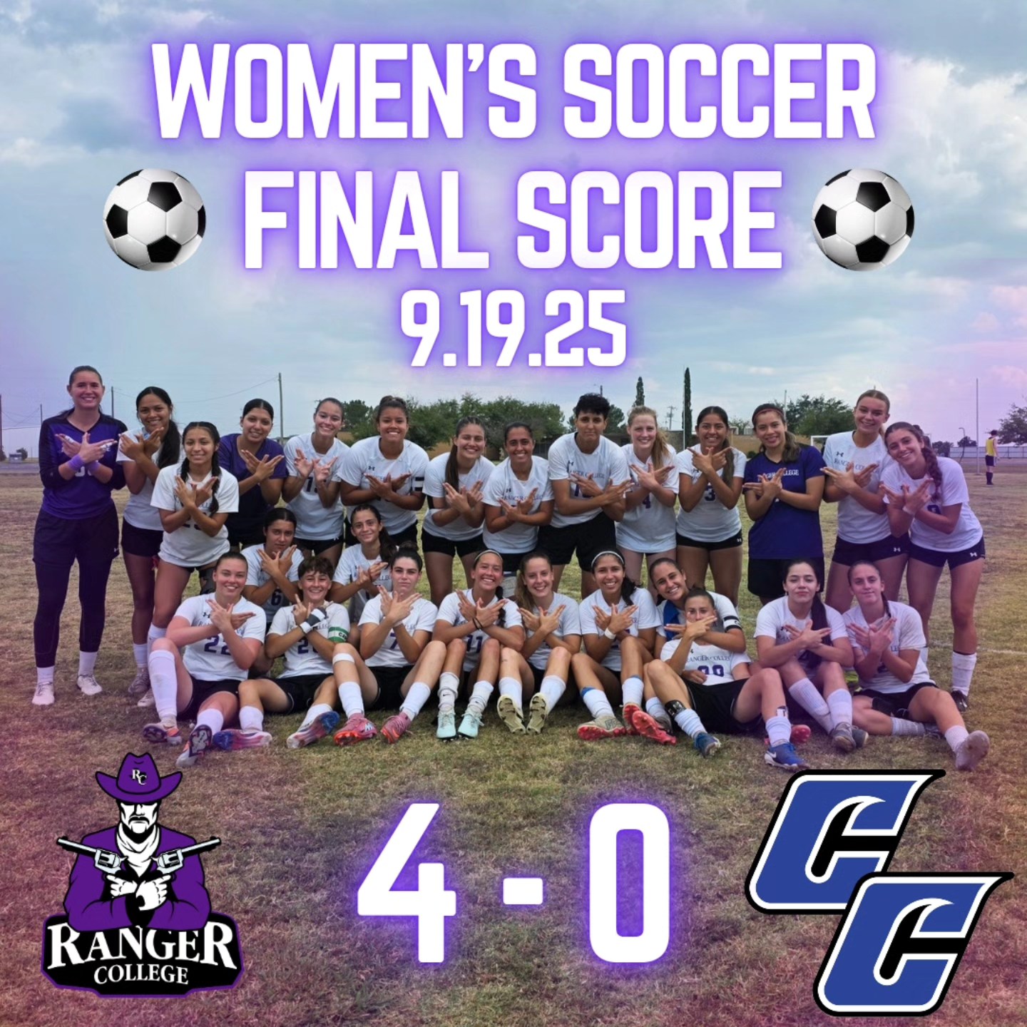 Ranger College Women&rsquo;s Soccer Rolls Past Cisco in Rivalry Match
